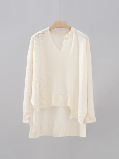 The Cashmere V-Neck Button-Front Cardigan WHITE 3AB9DF9D1B16E36D0CF01F3FD724E284_5381eb5b-157b-4e61-8a8a-41f903cd9165