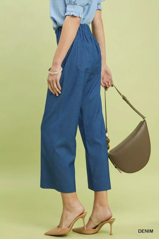 Umgee Denim Wide Leg Crop Pants with Front Pockets 3a030851-dd3c-4ac7-8a9b-9ee5f83c108d-Max-Origin