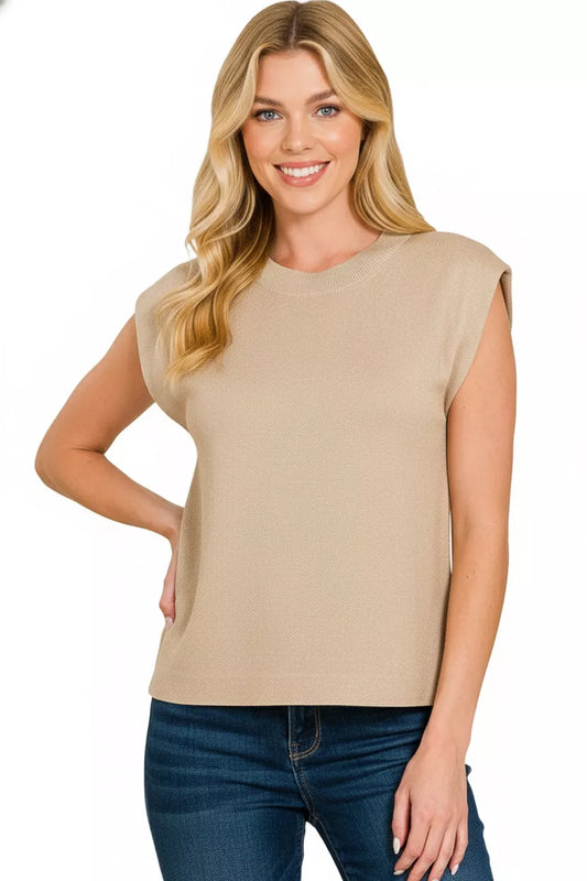 Round Neck Viscose Sweater Vest 3a15dbe0-7964-4964-8cc2-74f6bca3df03-Max-Origin