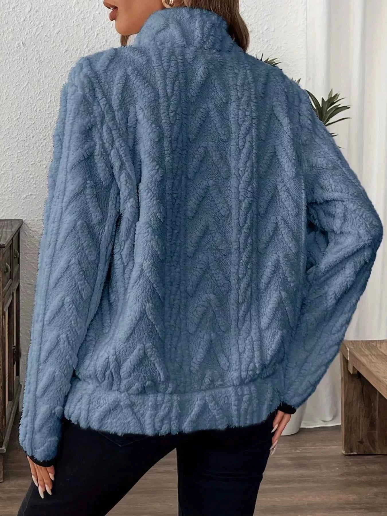 Full Size Half Zip Kangaroo Pocket Sweatshirt Plus Size 3a21f3e2-5adb-4678-8a82-39baa1e3e96f-Max-Origin