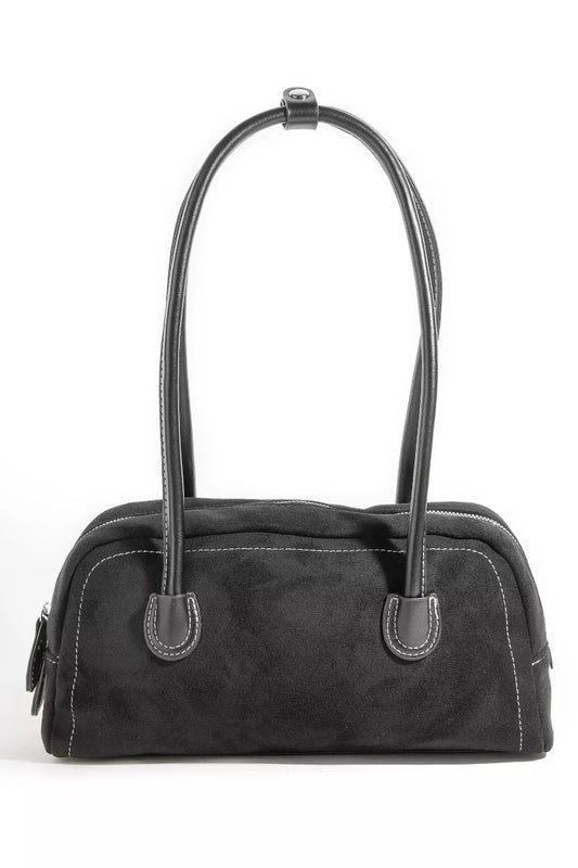 Fame Faux Suede Baguette Hand Bag BK one size 3a4bfdc1b70e42ec9d56a61f4fa03036-Max-Origin