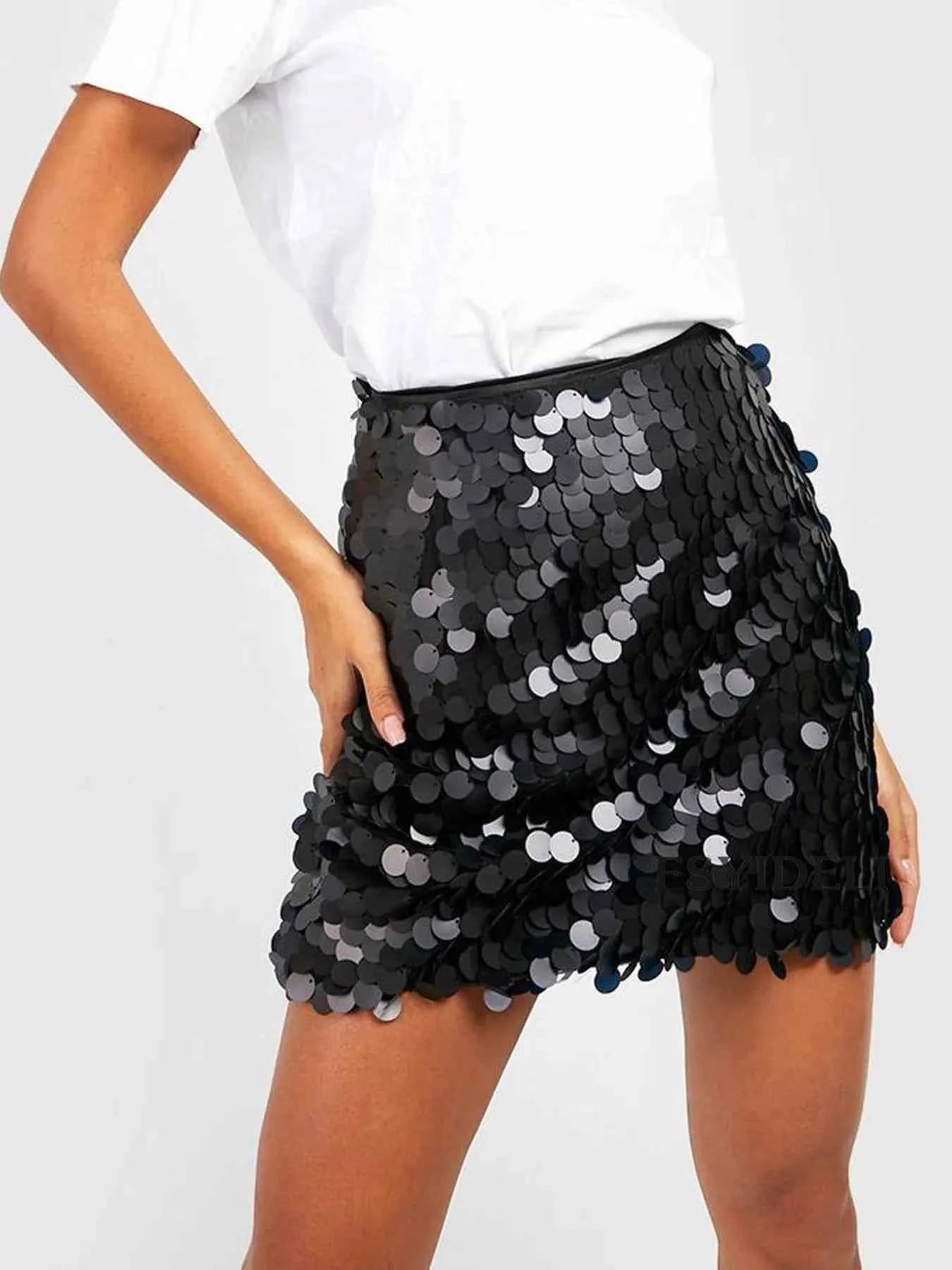 Sequin Mini Skirt Black 3a7247b285234a0ea5922aca09d13bf3-Max-Origin