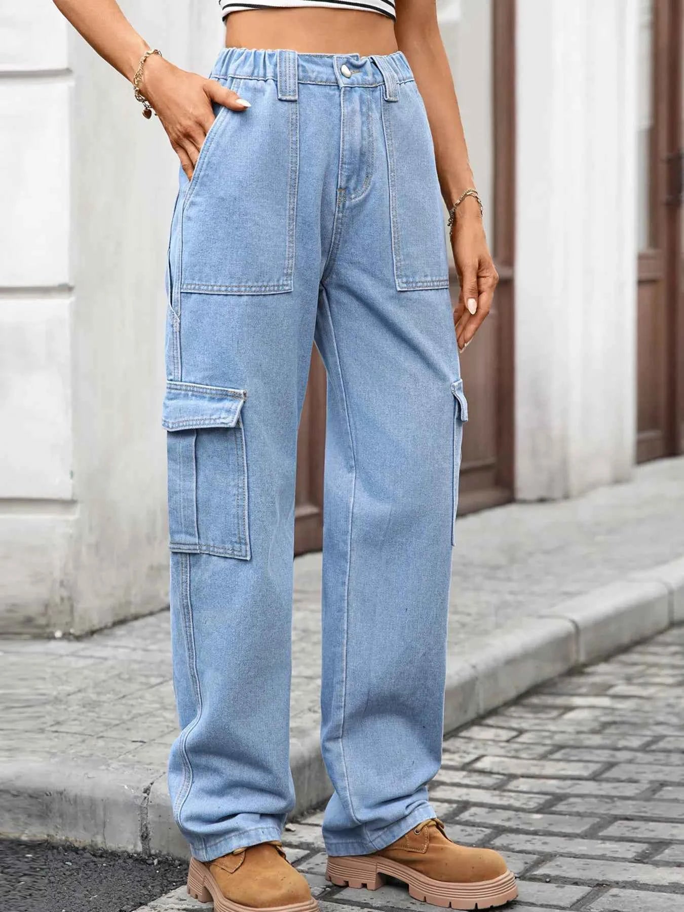 High-Waisted Cargo Jeans 3a8fff1fbda8447f86df7537ff0ca992-Max-Origin