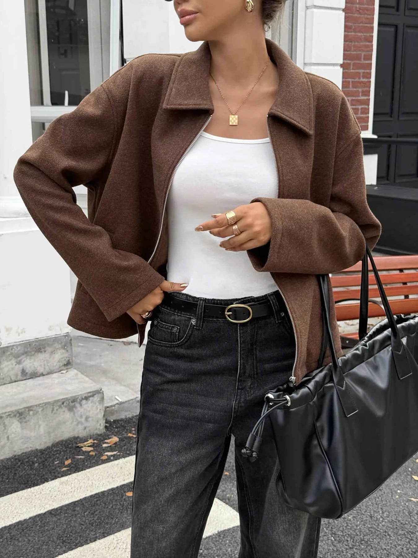 Zip-Up Dropped Shoulder Jacket 3a919396fb77408f8d6a19b7f1e293a5-Max-Origin