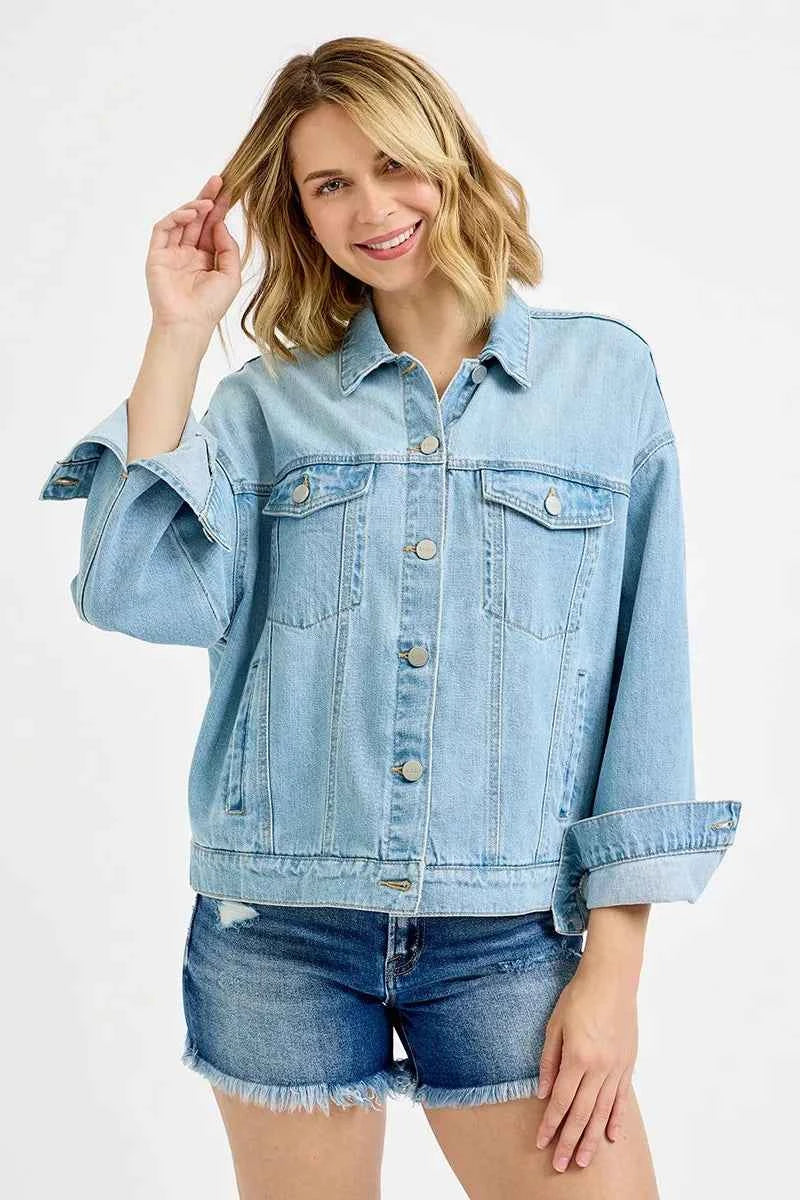 RISEN Washed Dropped Shoulder Denim Jacket 3aa591c243f4458ab9965e98c2c5011b-Max-Origin