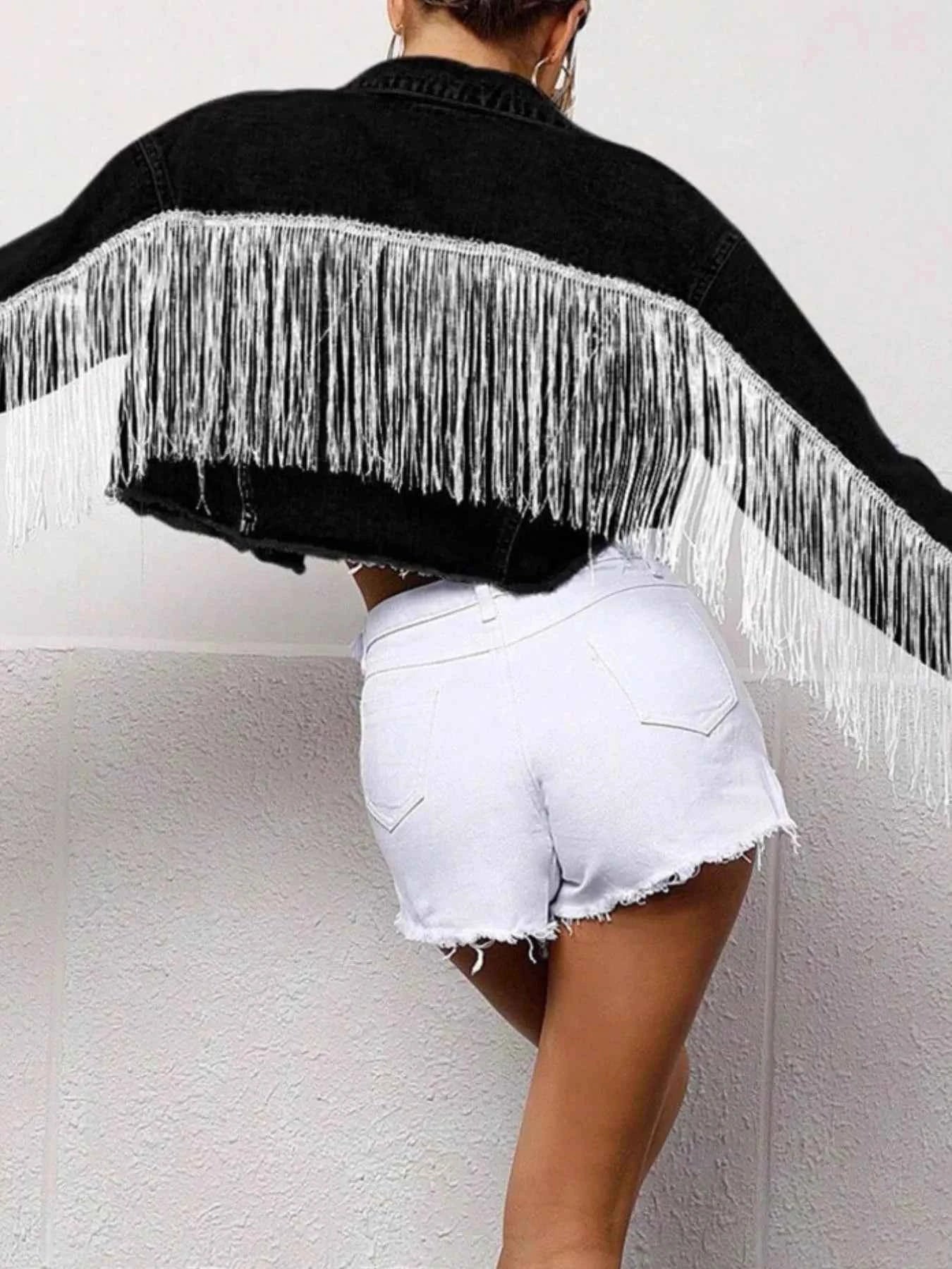 Fringe Button Up Cropped Denim Jacket 3ab22daa-32ea-46f4-98ee-afca74942cce-Max-Origin