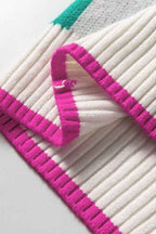 Valentine Heart Checker Buttoned V-Neck Cardigan 3aecb984-c700-4574-9677-6e4185cbe85d