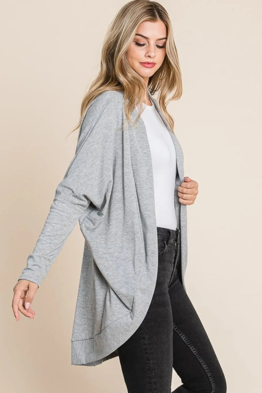 Open Front Long Sleeve Cocoon Cardigan 3b04a5ff-2643-4e86-8f7c-e6c7fcc82bb9-Max