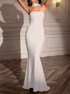 Tube Mermaid Maxi Dress with Scarf Detail 3b112892bed84e66a03e5a6c79274b71-Max-Origin