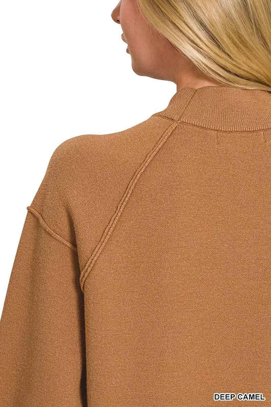 Viscose Mock Neck Exposed Seam Sweater 3b16d0e7-96d6-4a80-8a33-33abbdd38d4d-Max-Origin