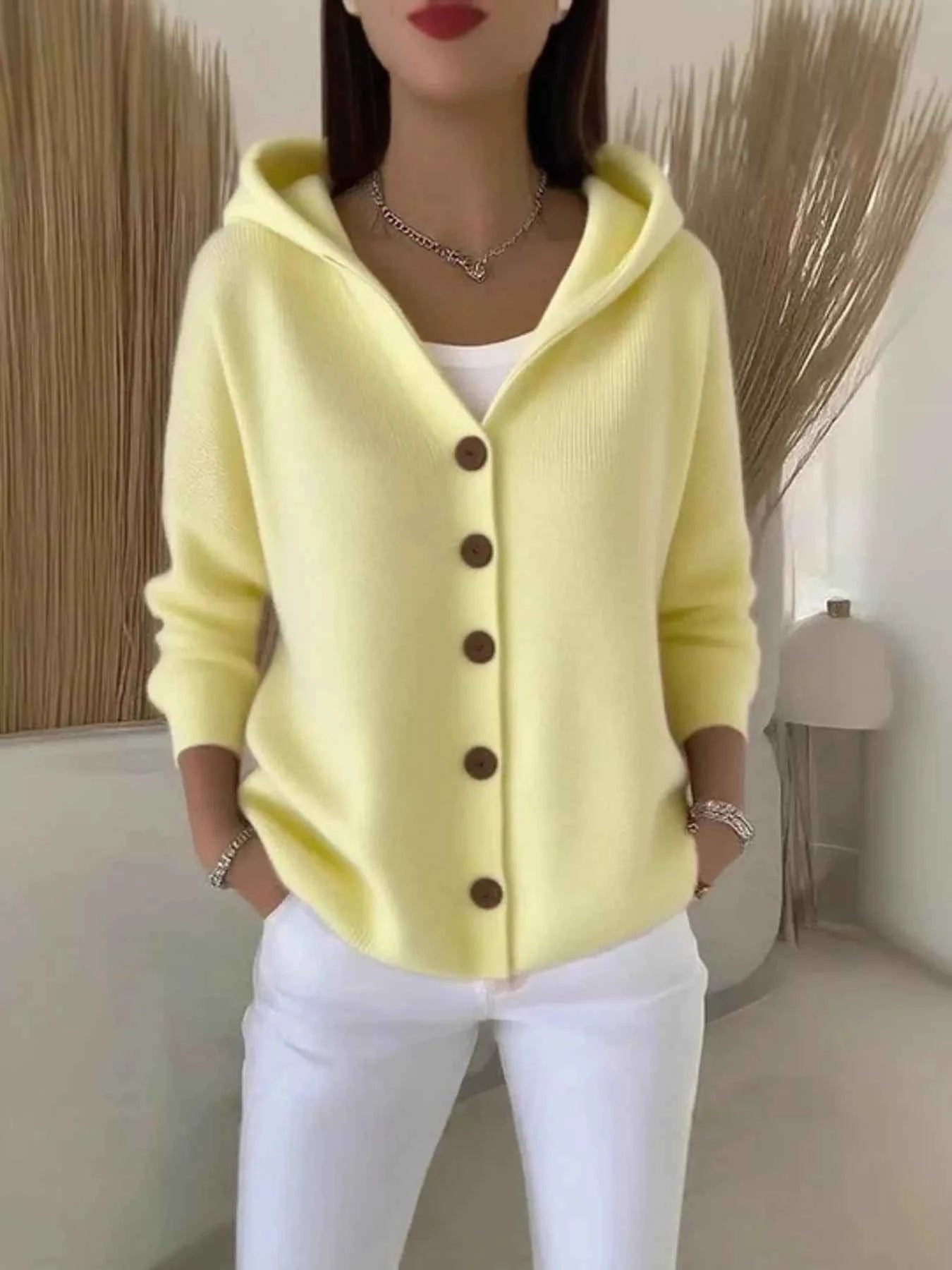 Full Size Hooded Button-Down Knit Cardigan Plus Size Beige 3b2808bb07954f57918aa3181e6ae73d-Max-Origin