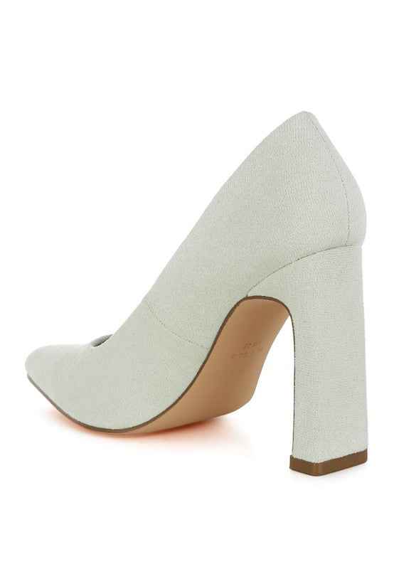 Uboa Slim Block Heel Pumps 3b46e541-f146-4d0d-88bb-25a6cd9391c6