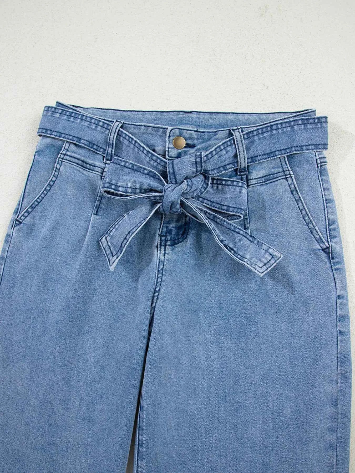 High Waisted Wide Leg Belted Jeans 3b95f059944343c3af781d11bfb939f8-Max-Origin
