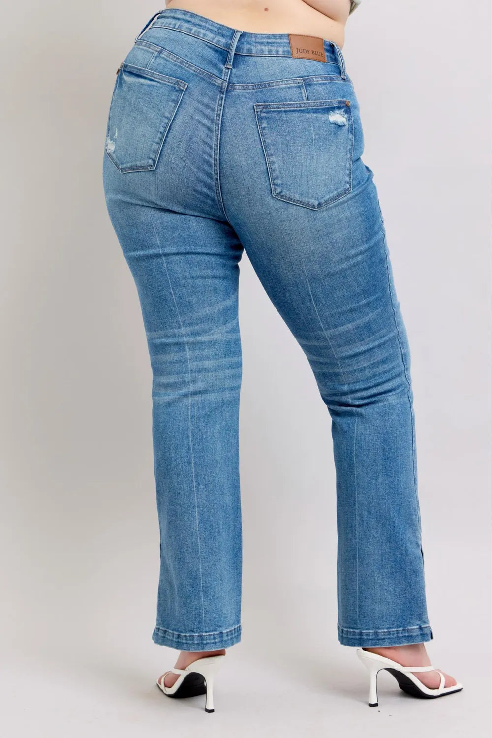 Judy Blue HW Tummy Control Vintage Wash Side Slit Slim Boot Jeans 3bdbc208-011f-4c6e-b0ff-14c8a1d83ed8-Max