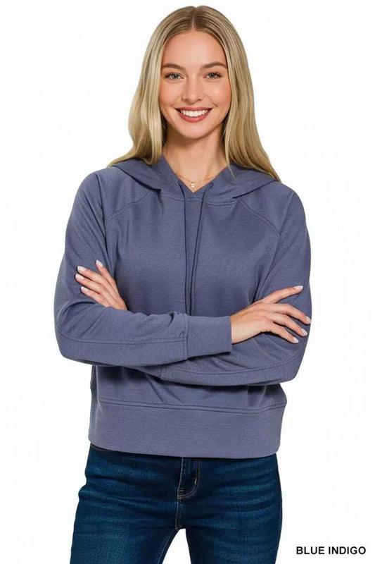 Zenana Drawstring Scuba Hoodie BLUE INDIGO 3be8aa44-4e00-4d72-afd1-408e9863ced8-Max-Origin