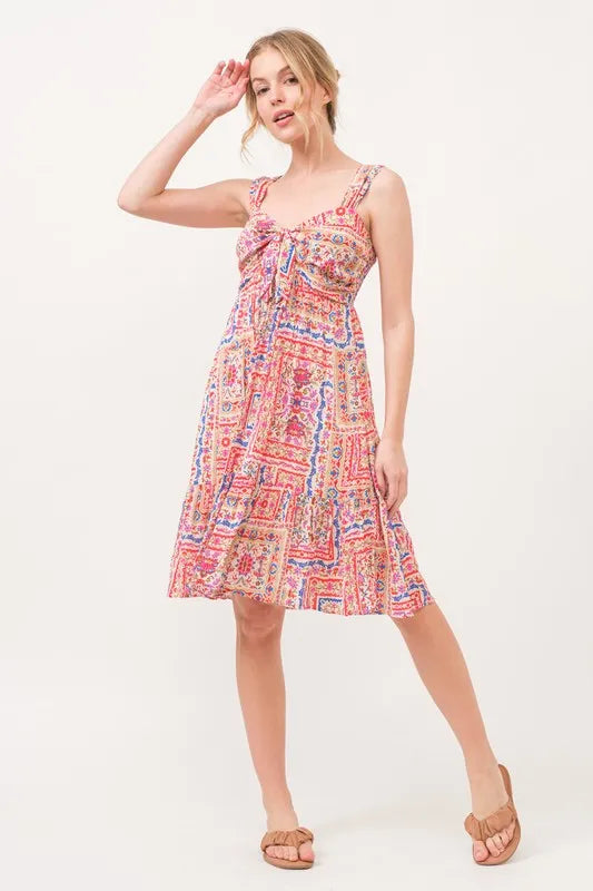 And The Why Tied Front Smocked Back Tiered Boho Printed Dress 3c089c927ad2406fb4af80ce3d7bc2c0-Max-Origin
