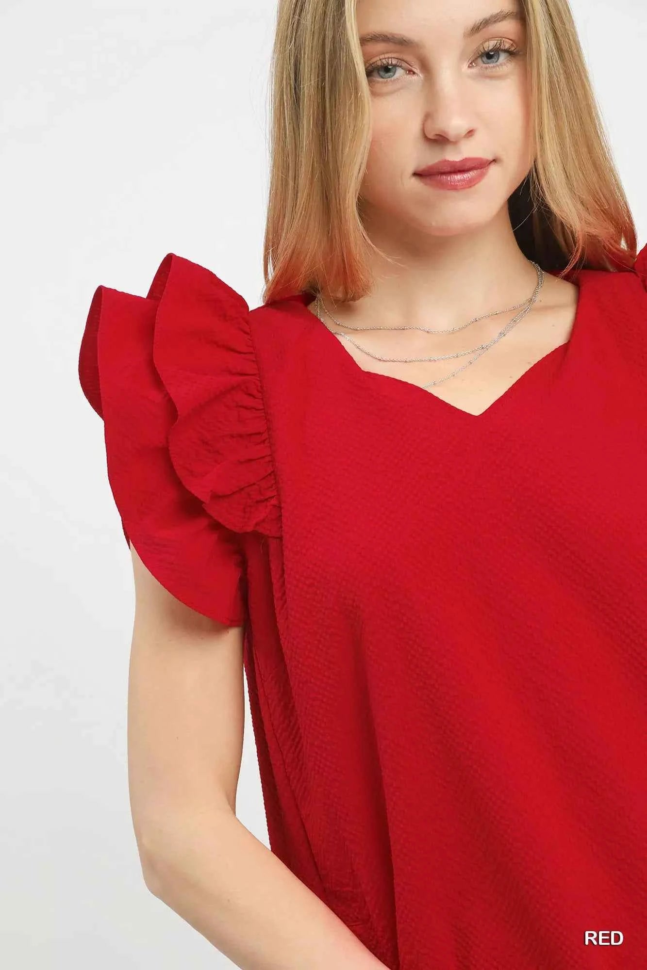 Umgee Seersucker Ruffle Shift Dress 3c0df7d5-4faf-4d75-ab7a-2677ead03d5d-Max-Origin