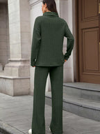 Ribbed Turtleneck Dropped Shoulder Top and Pants Sweater Set 3c112a4cb8fd4525af079e3ce385d0af-Max-Origin