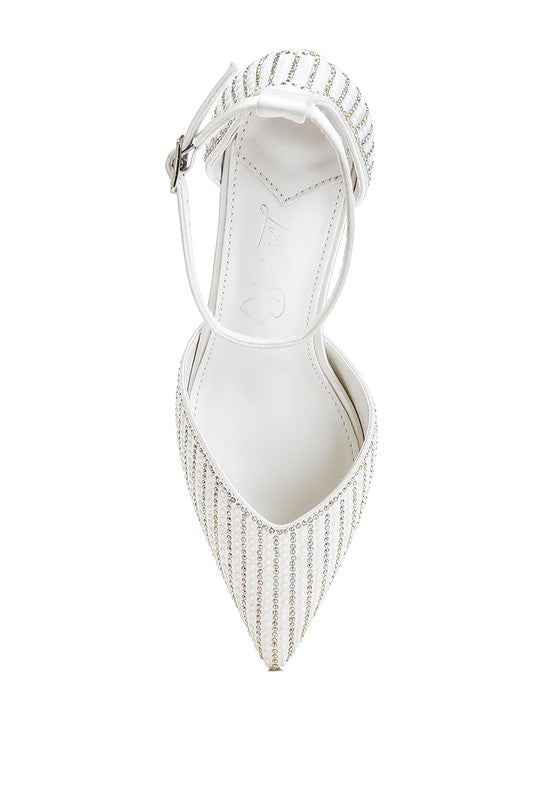 Wanda Pearls & Sequins Embellished Sandals 3c182439-6889-4c3c-9c48-a78f9184ab3a