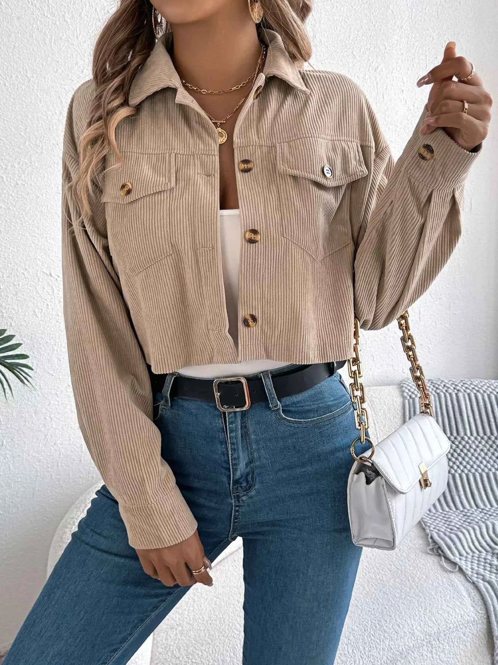 Corduroy Button-Up Dropped Shoulder Jacket 3c3f28da-9a79-4d70-a164-71dda3a42814-Max-Origin
