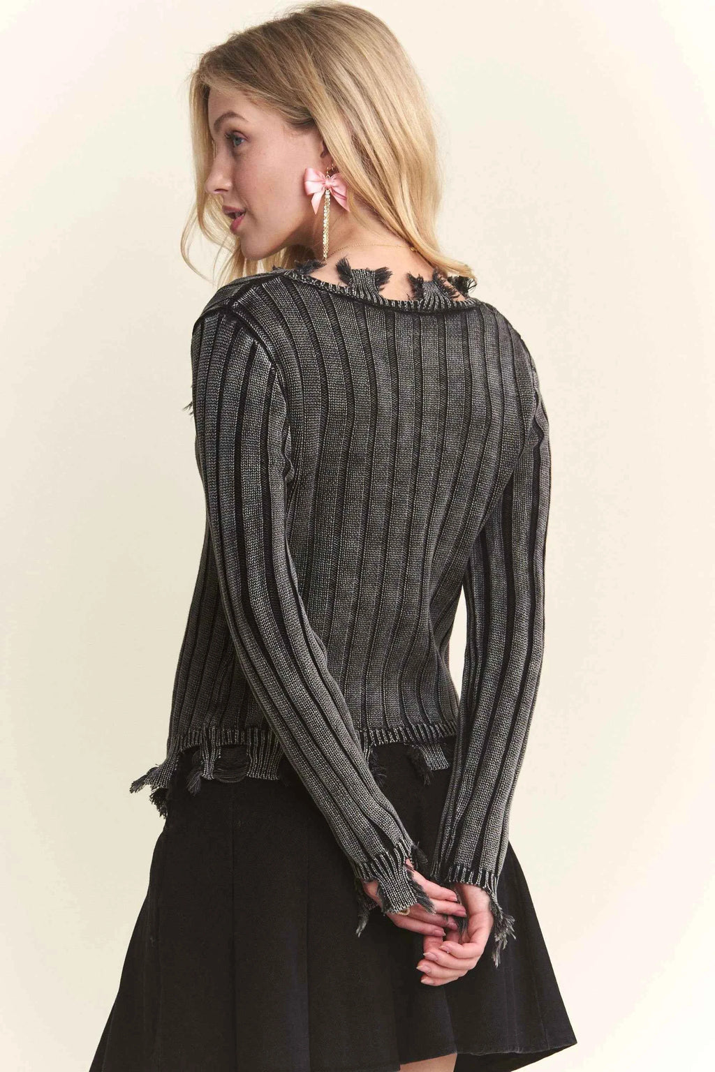 ADORA Distressed Edge Washed Sweater 3c4ad5813dd64e3fa33f361d62c044a9-Max-Origin