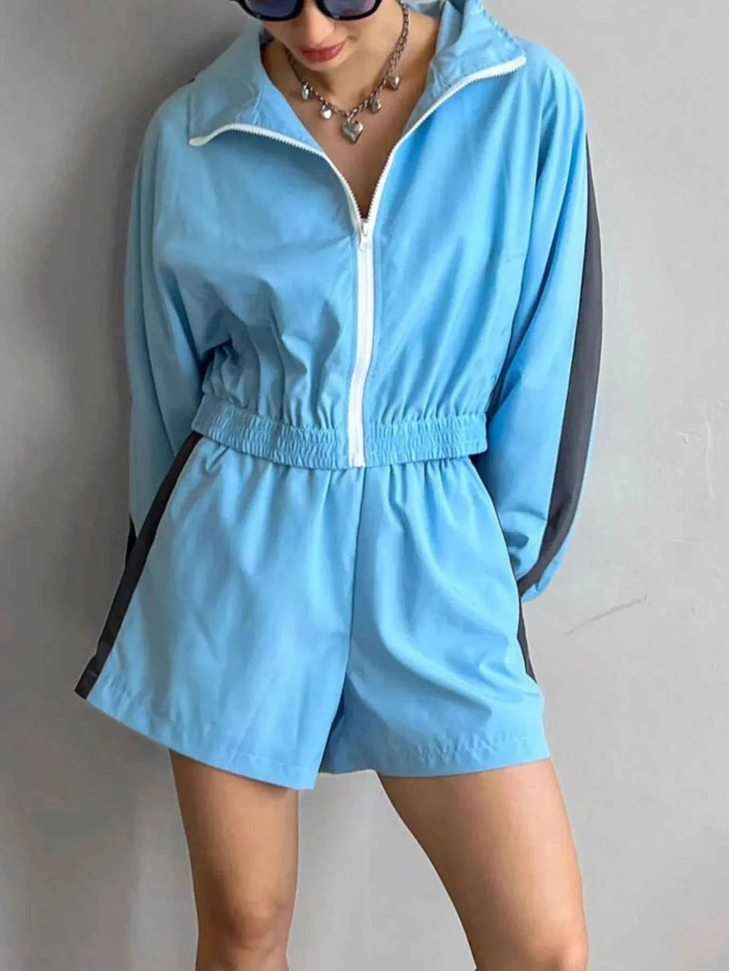 Zip Up Long Sleeve Jacket and Shorts Set 3c74e080-99e8-459d-85f5-cc34324d9689-Max-Origin