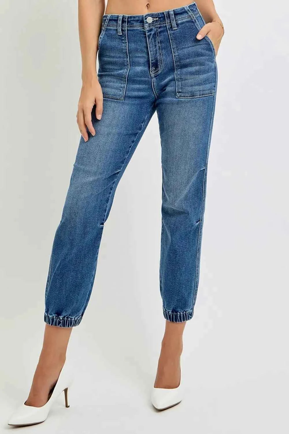 RISEN Full Size High Rise Ankle Jogger Jeans 3ce9c58a-4d54-4015-a291-3c03669a9462-Max