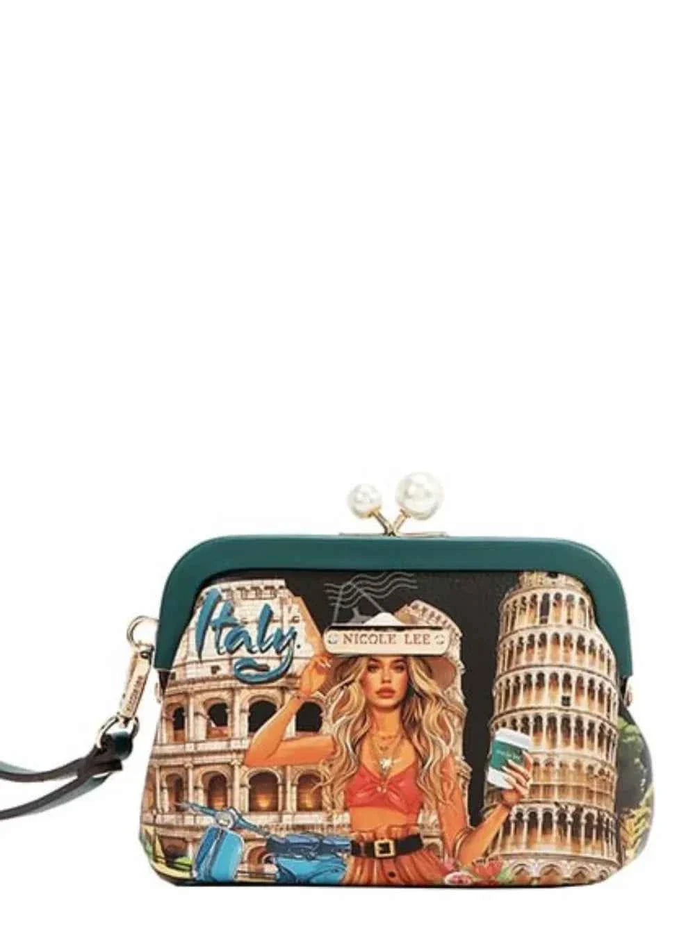 Nicole Lee USA Chelsea Pearl Kiss-Lock Coin Purse 3cef00c7-3273-4edc-8958-9ffeb9e290aa-Max