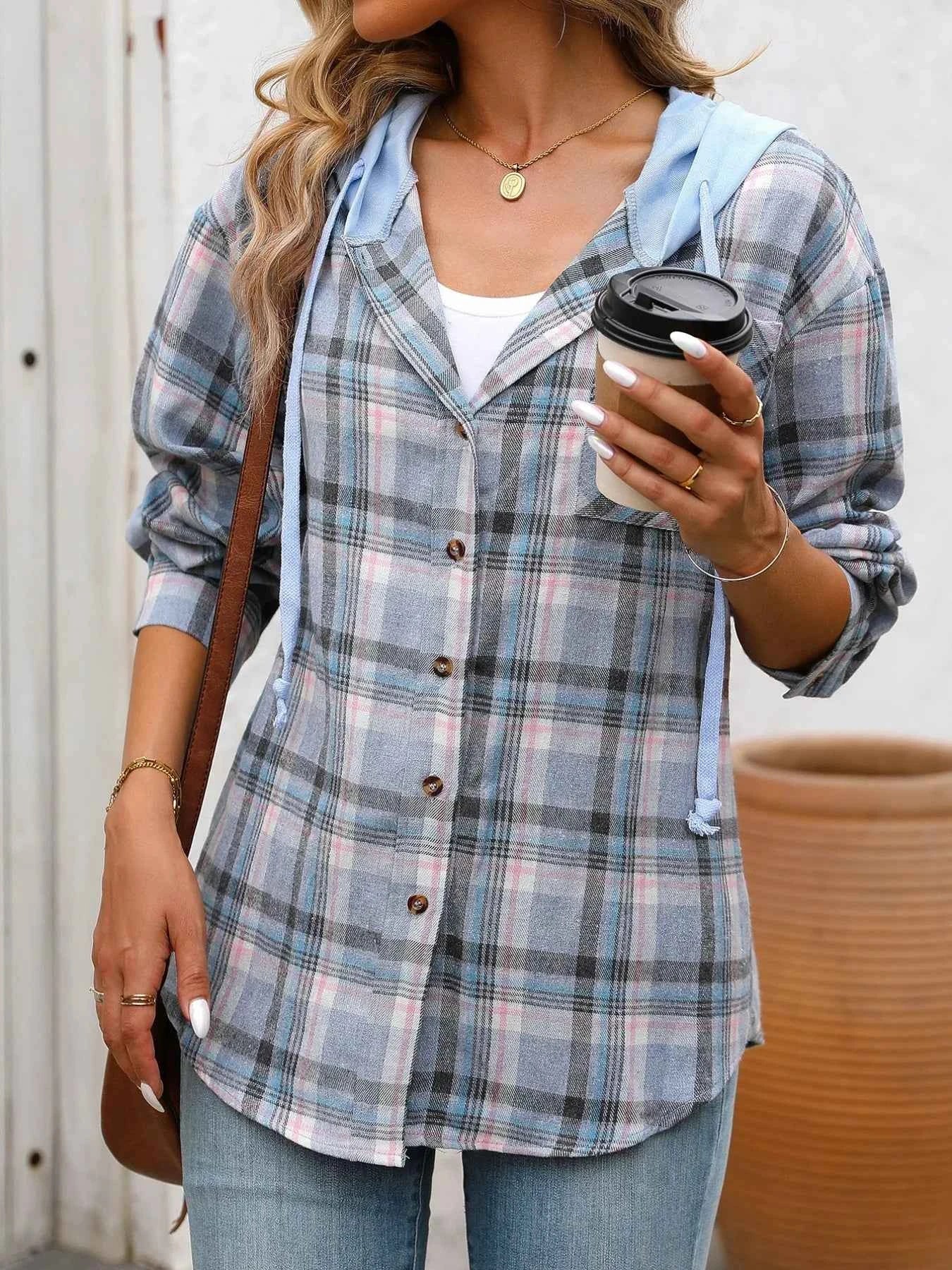 Plaid Button-Up Hooded Shirt 3d2a74a2-cc05-44e8-9552-ee1fa122f7fd-Max-Origin