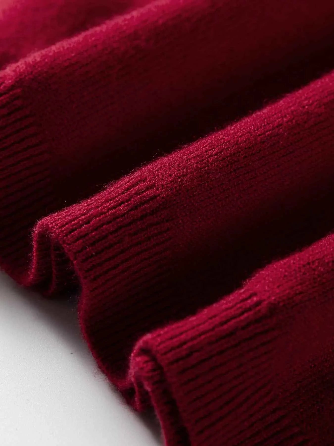 Solid Color Crew Neck Knit Cap Sleeve Sweater 3d46fb061cdb4744bac62fea56f0d990-Max-Origin