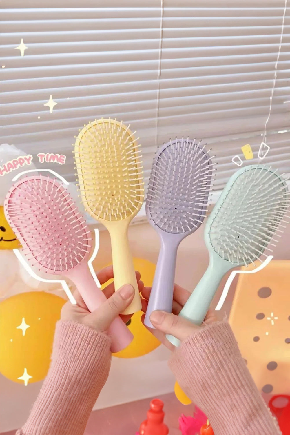 Light Pink Massage Anti-static Air Cushion Comb Light Pink ONE SIZE PP 3d589130e6609aba