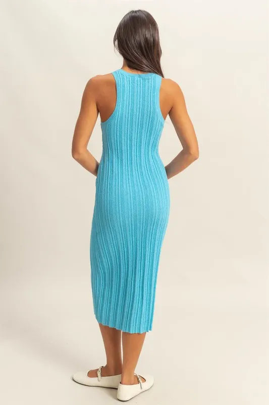 Round Neck Bodycon Ribbed Knit Dress 3d696a93bd484ec8888cbfddb563ddde-Max-Origin