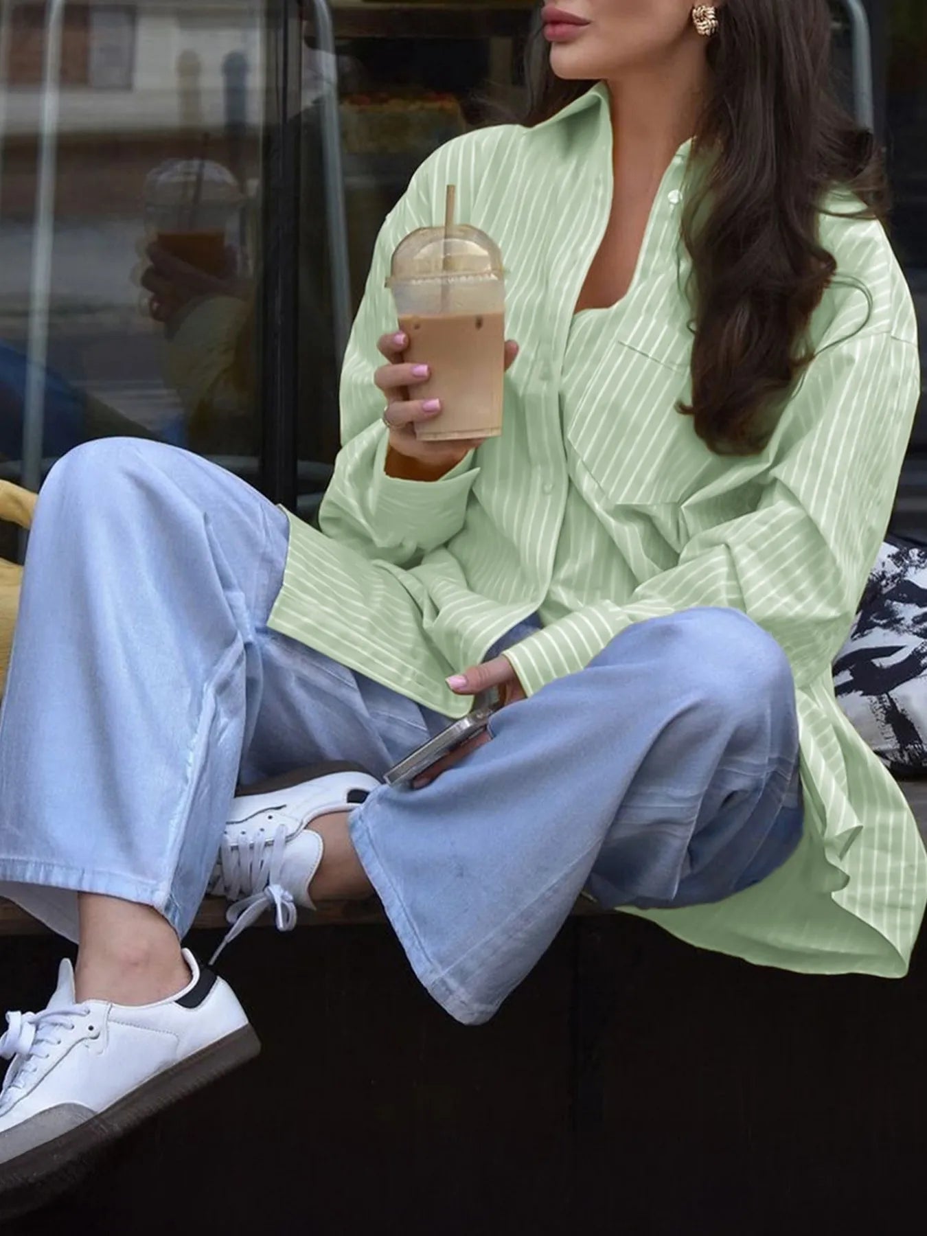 Oversized Striped Button-Down Shirt 3d6cbe21-ef17-41e2-9402-92670dedcd29-Max-Origin