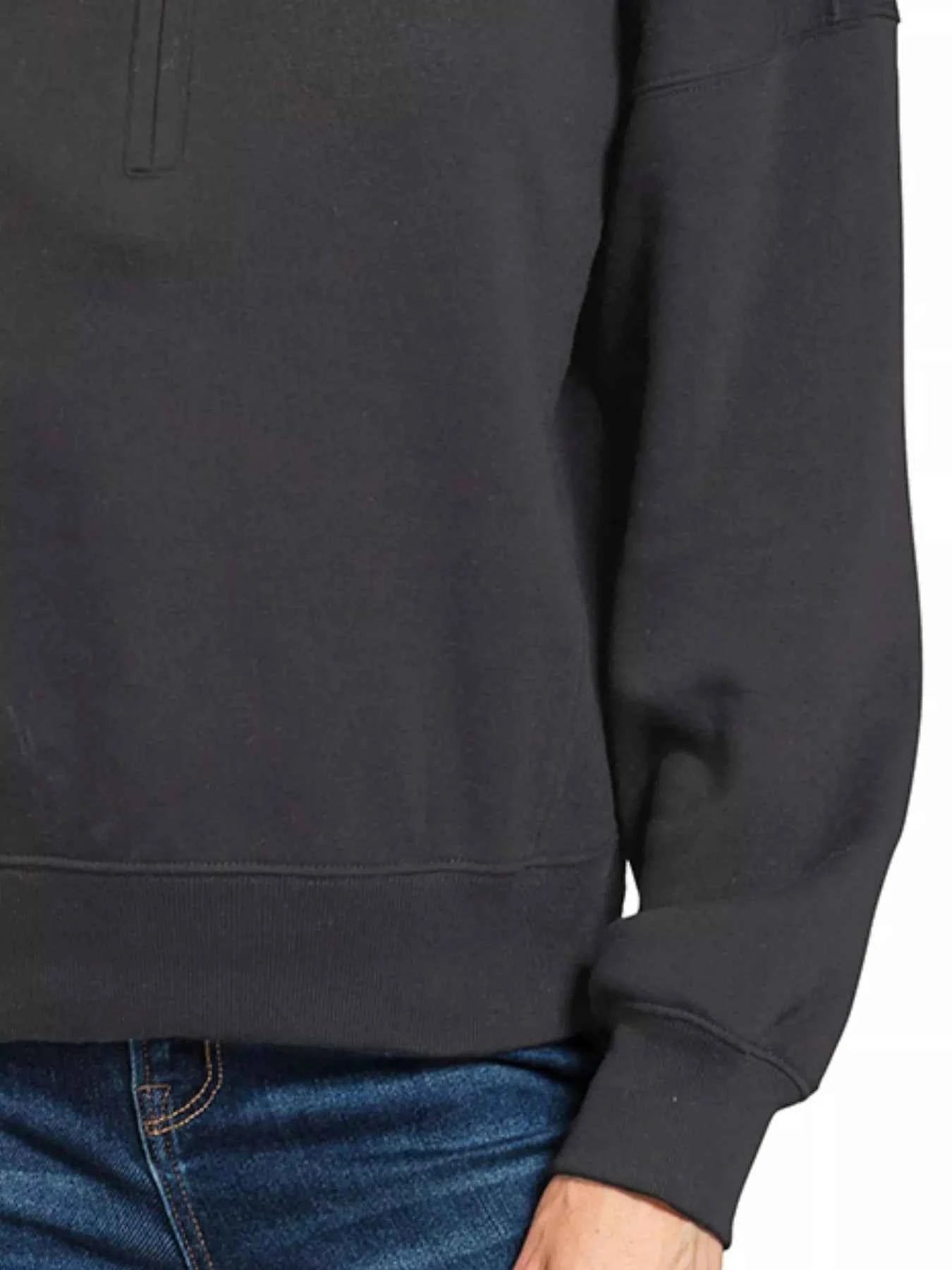 Zenana Fleece High Neck Half Zip Sweatshirt 3d75bc8d-4f30-43b5-9a34-8f896992eab2-Max-Origin