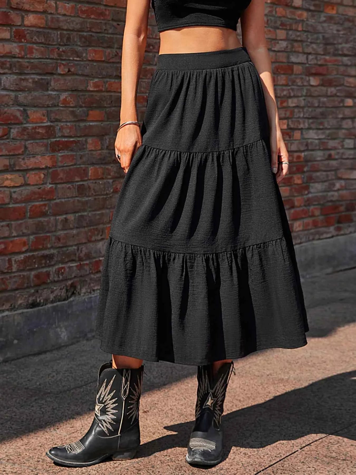 Tiered Midi Skirt 3d7bb7b6-1a94-4c7a-a696-e1147543abcc-Max-Origin