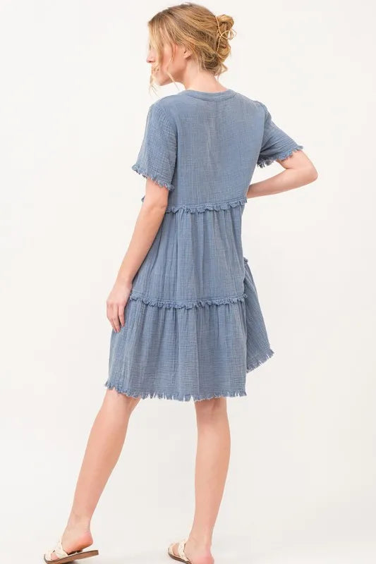 And The Why Washed Frayed Detail Tiered Dress 3d98dc98dc8e46c896b4e4d2316f77da-Max-Origin