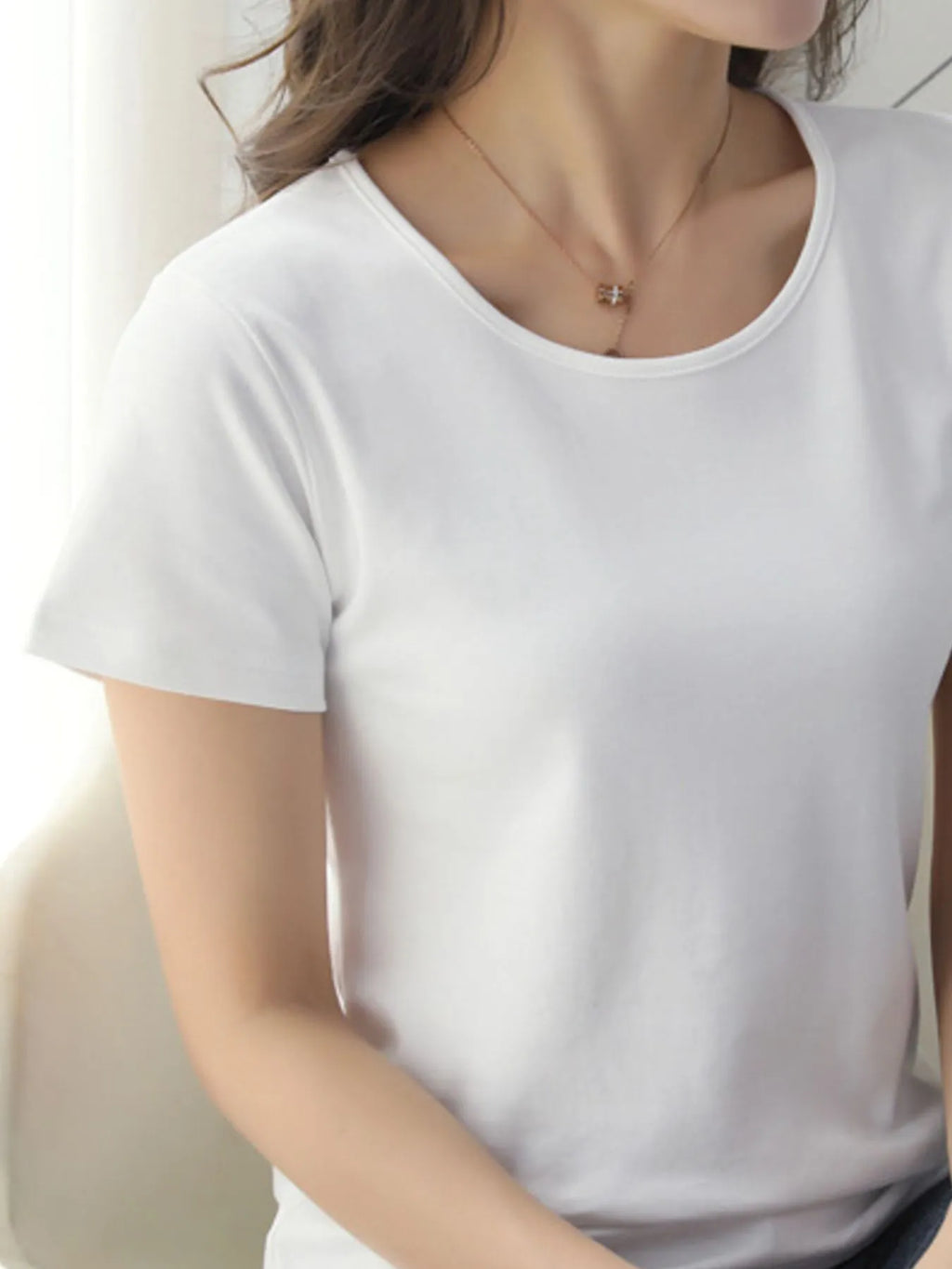 Round Neck Short Sleeve T-Shirt 3dcd5ab5-5032-419d-8427-b255dec2b5a6-Max-Origin