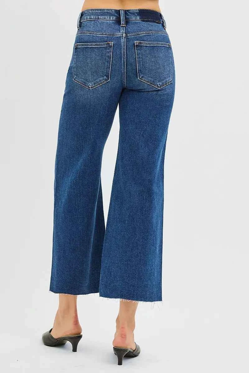 RISEN Full Size Mid Rise Crop Wide Raw Cut Hem Jeans Plus Size 3ddf216eae0f4921a4b6537d743fa59d-Max-Origin
