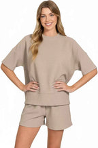 Zenana Ribbed Round Neck Waist Banded Tee & Shorts Set 3dfd1df3-aed7-4ceb-b403-1192f0a203a7-Max-Origin