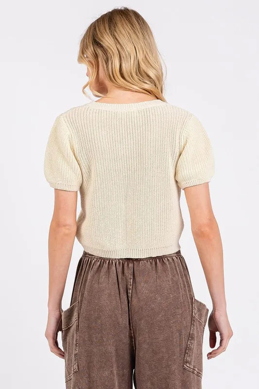 Mittoshop V-Neck Short Sleeve Crop Sweater 3e0efc85-652a-4b67-af8d-3440c9e45d55-Max