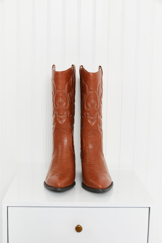 Fortune Dynamic Countryside Lane Mid-Calf Embroidered Cowboy Boots 3e23909213474067996d5ee73ce1a705-Max