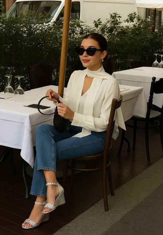 Jumera Metallic Pearl Embellished Wedges 3e52f2e5-5f08-438e-838c-52ddebfec80c