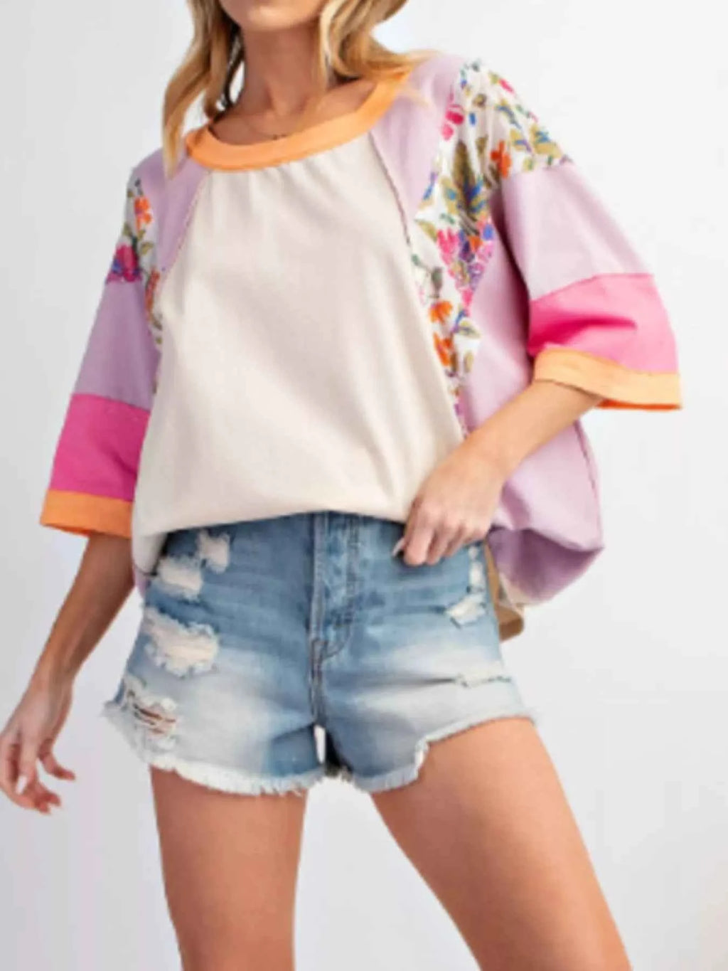 Striped Floral Long Sleeve T-Shirt 3e579569-ebc1-47f2-8d2e-224a282ba9c6-Max-Origin