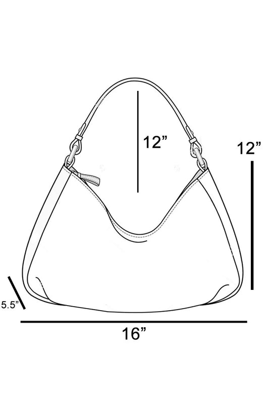 Fame Intricate Cutout Motif Leather Shoulder Bag 3e5b5a01-0a97-4b22-bf67-3b56aa2840a0-Max-Origin
