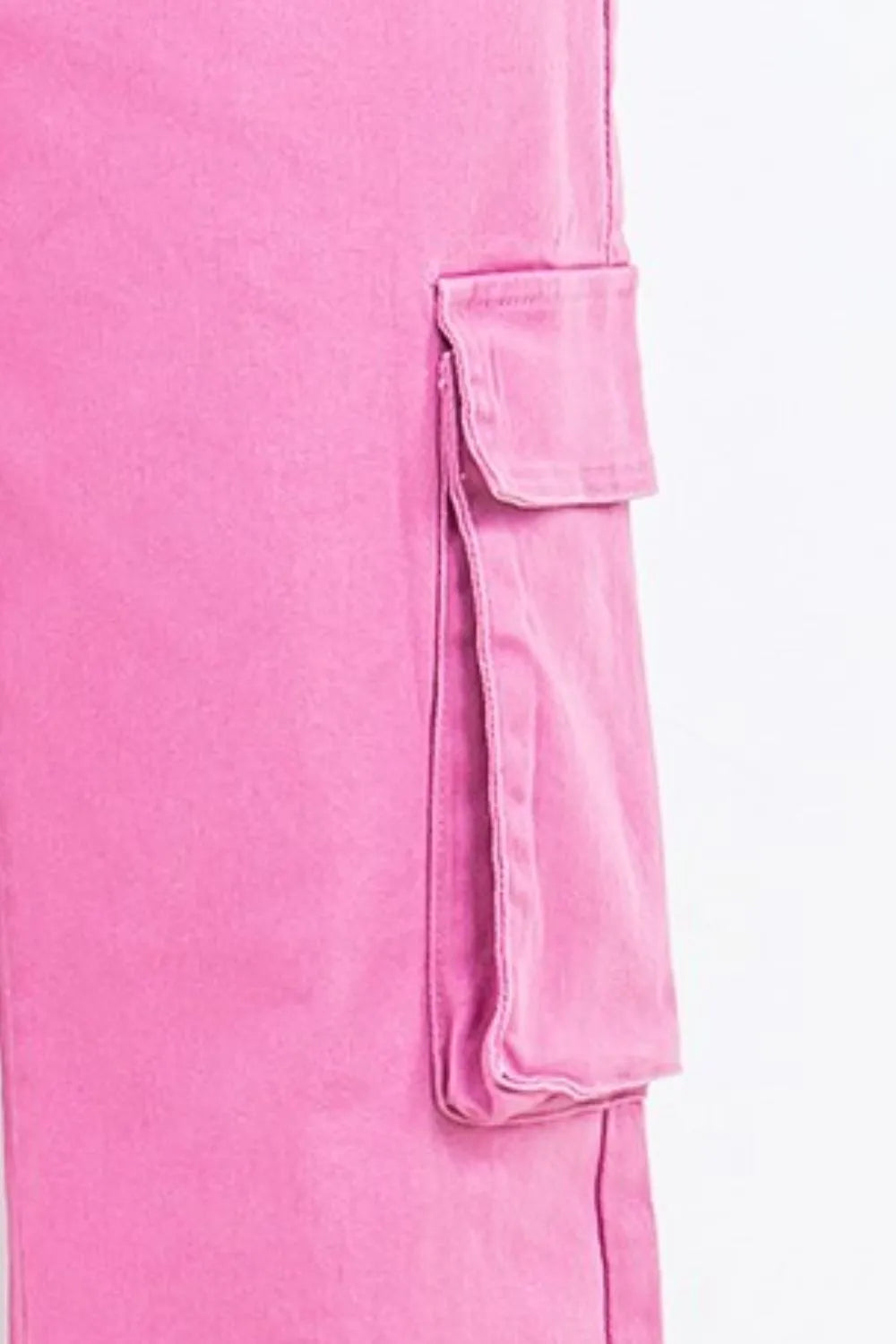 American Bazi Full Size Drawstring Wide Leg Cargo Pants Plus Size 3e7b6265-d14b-47e1-b2fa-c5c59d0527e1-Max