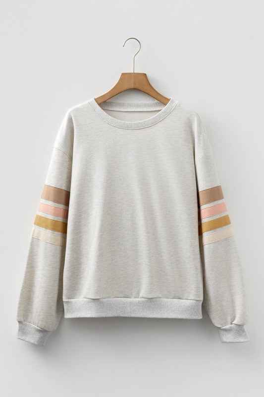Maci Patchwork Drop Shoulder Sweatshirt 3e85cc8f-b6e7-4255-bf18-210dac9cc9ce