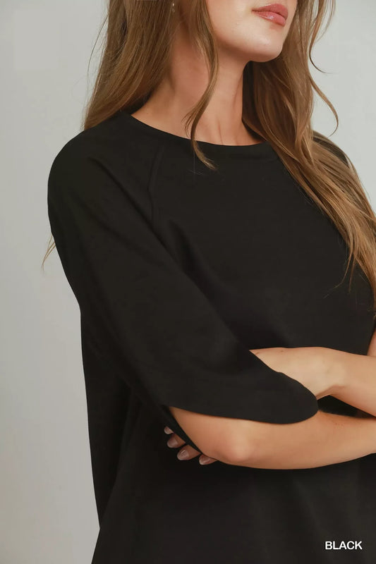 LuxeKnit Round Hem Raglan Sleeve Top - Lightweight Basic Style 3e960578-4c49-4375-82ad-dfb42fcd696c-Max-Origin