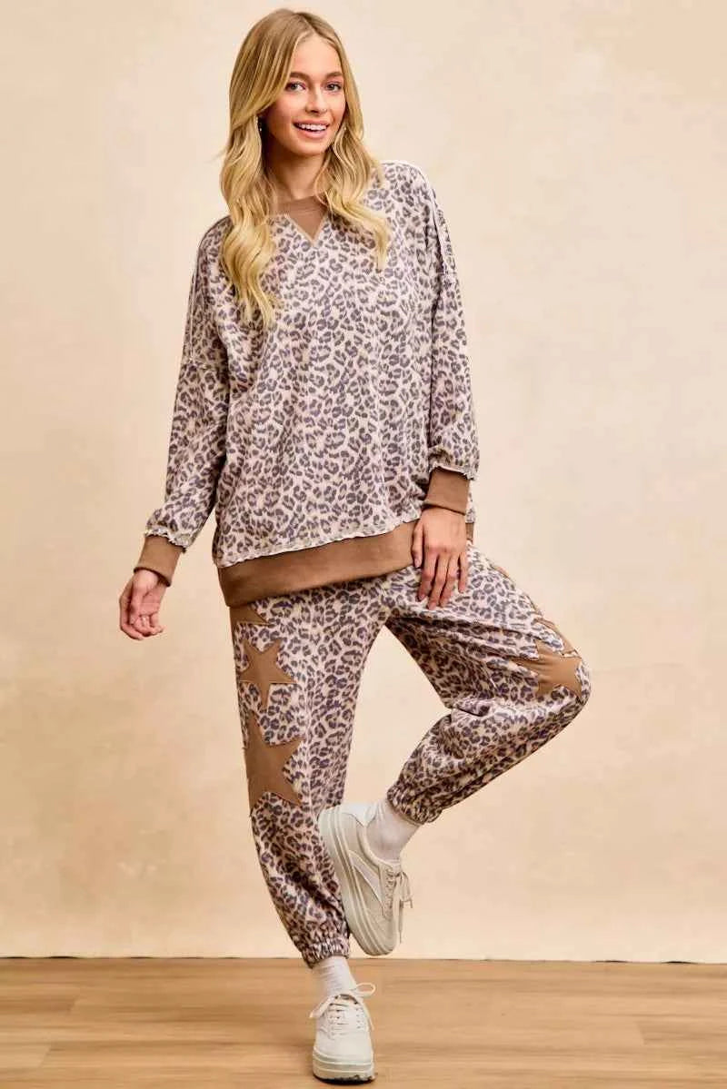 BiBi Leopard Printed French Terry Sweatshirt 3e9ebe1c21074cc5a576380c185c8a3c-Max-Origin