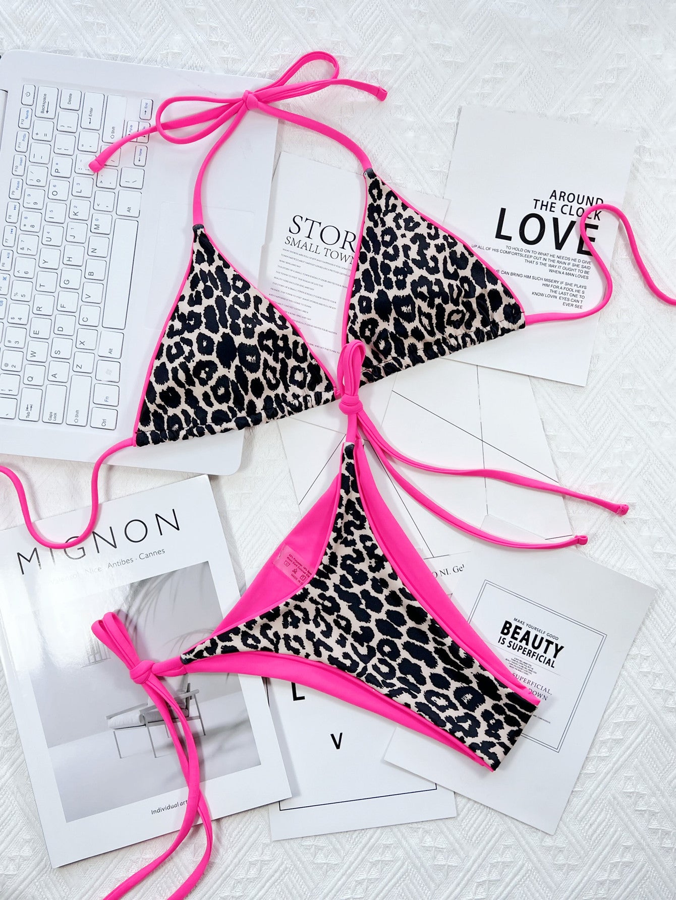 Leopard Print Halter Neck Tie Side Bikini Set 3e9f2ac2294b40879fca3d6ddb56f7b2-Max