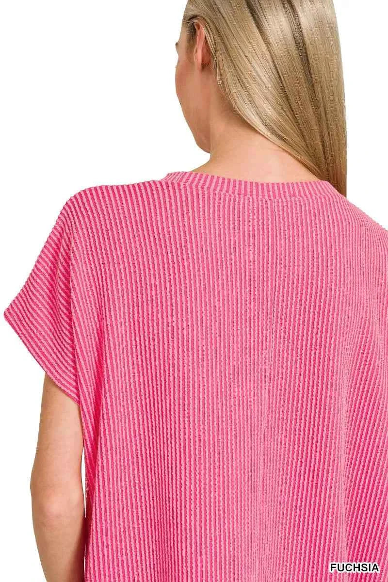 Raised Rib Front Pocket Boxy Top 3ee898ba1ff74c578e949c010e13357b-Max-Origin